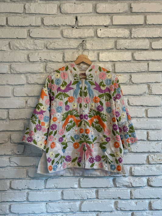 The Daisy Floral Embroidered Jacket