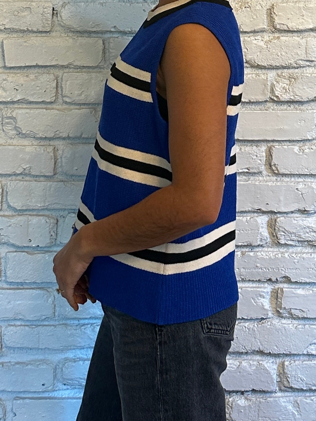 Striped Knit Top