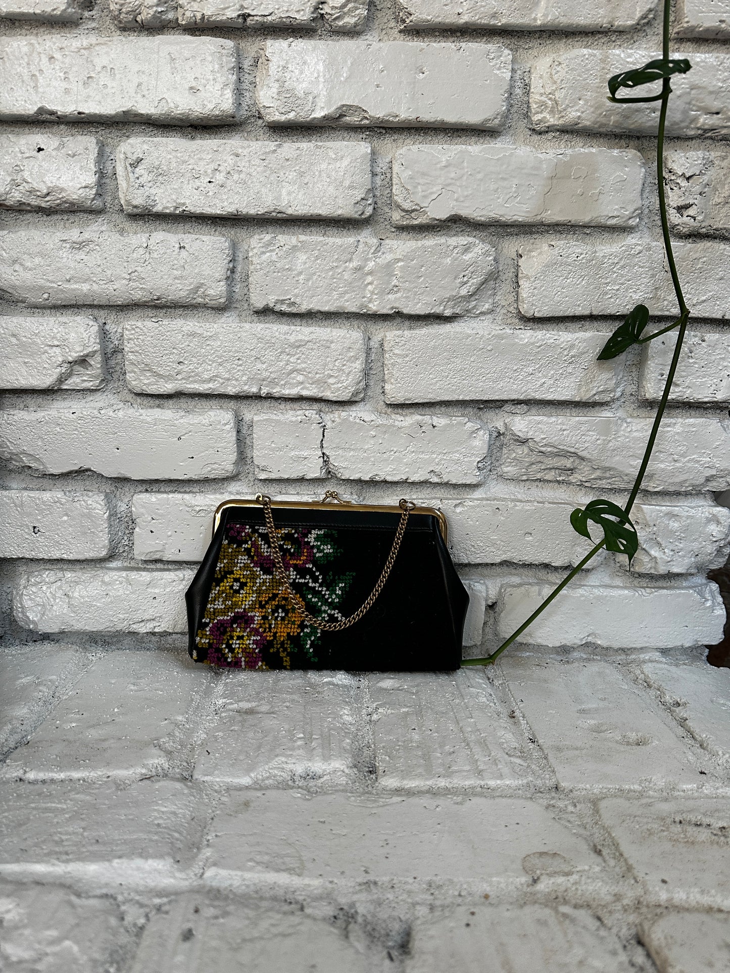Needlepoint Tapestry Purse