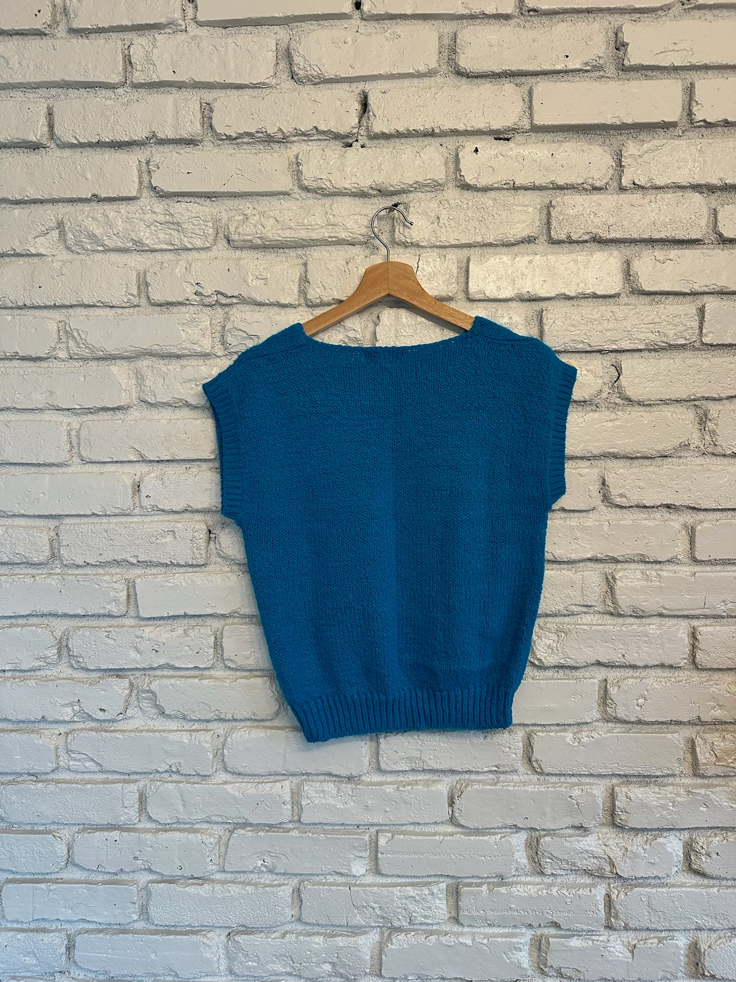 The Jones Blue Knit Vest