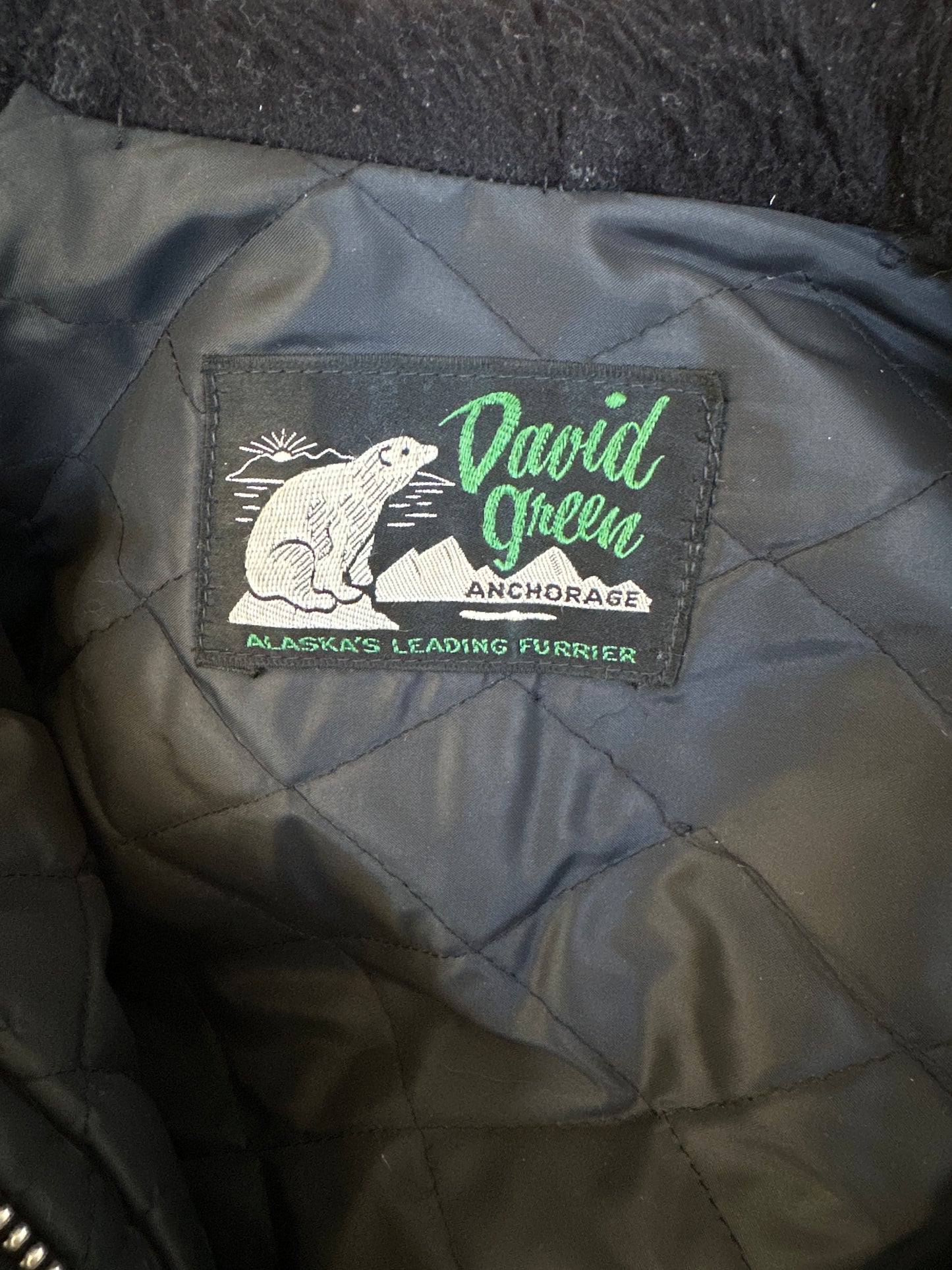 Vintage David Green Fur Coat