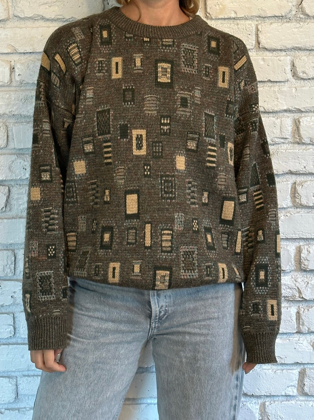 Geometric Men’s Sweater