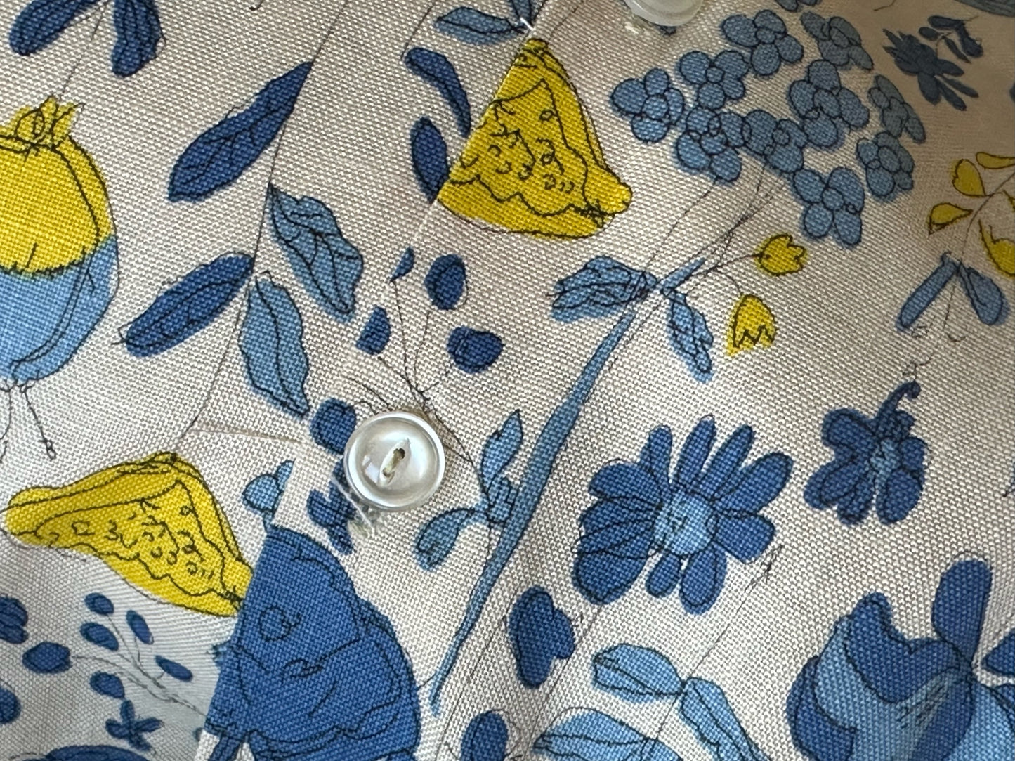 Vintage 70’s Handmade Floral Set