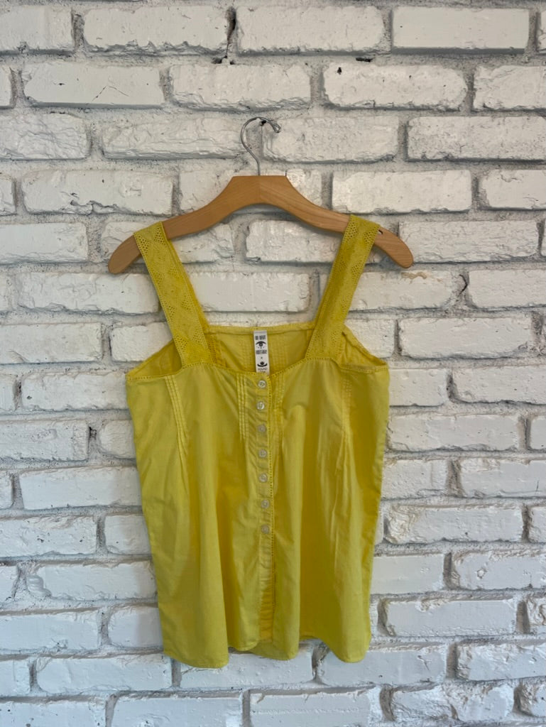 Yellow Hand Dyed Tank