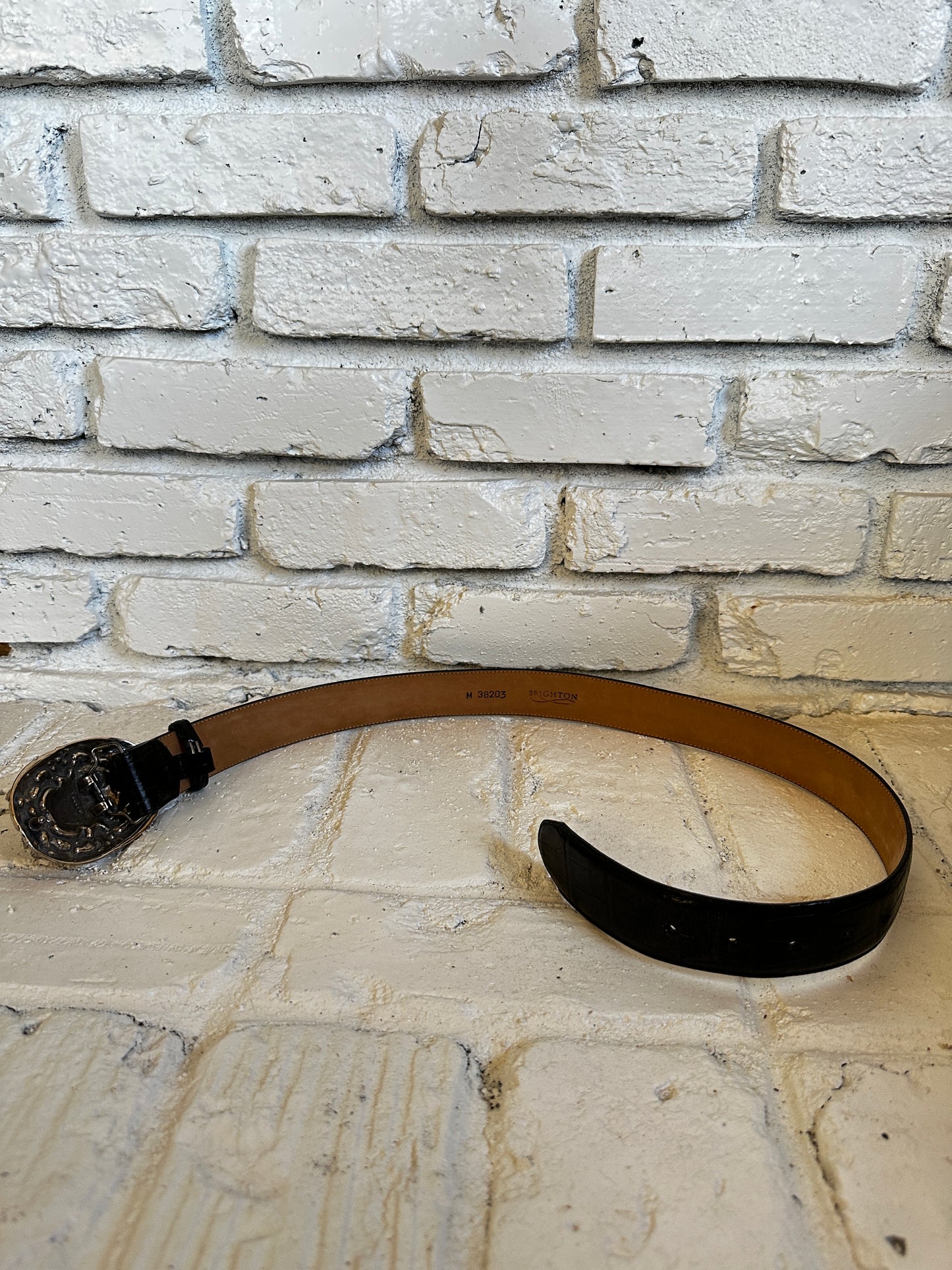 Silver Buckle Brighton Belt