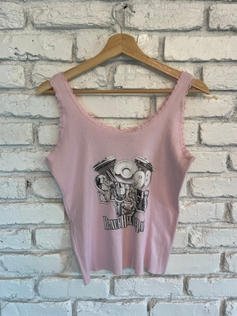 Pink Rose Bike Tank