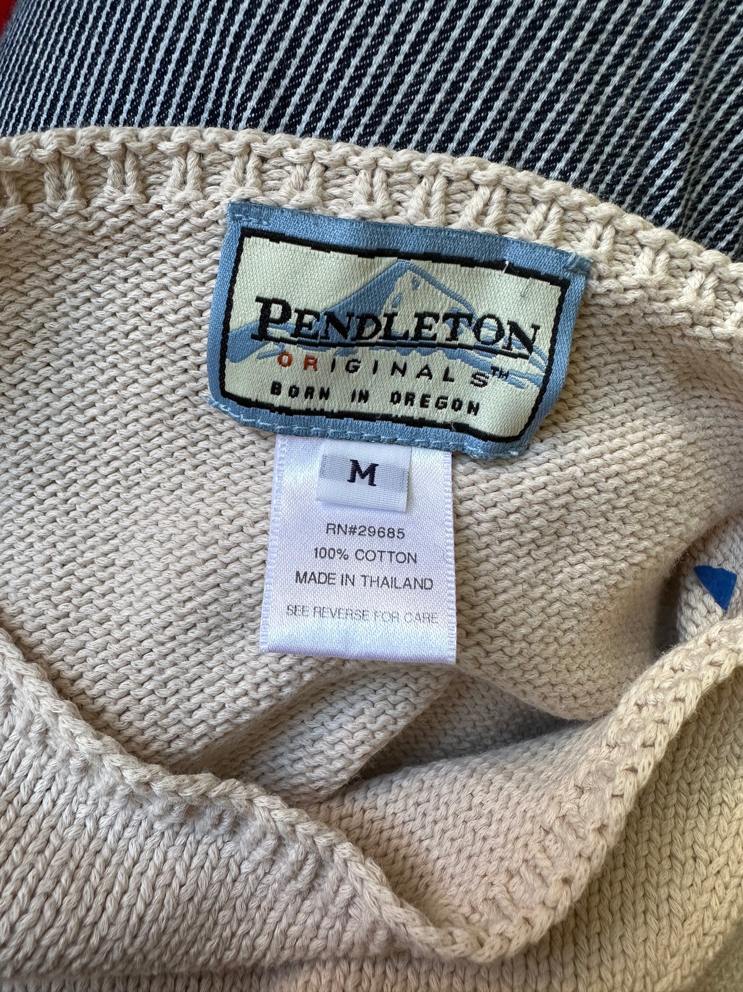 Boat Neck Pendleton Sweater Vest