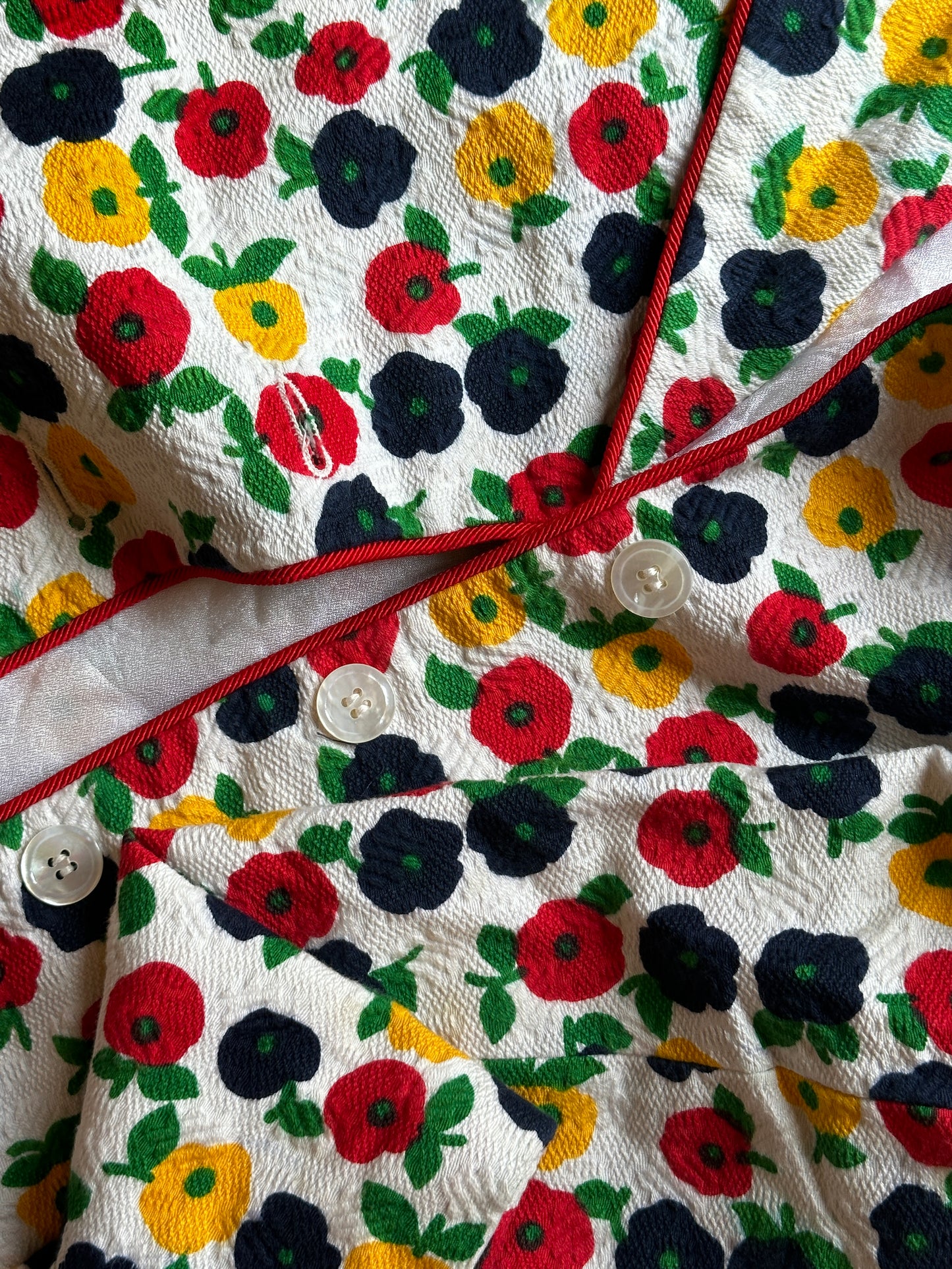 Floral Cotton Blazer