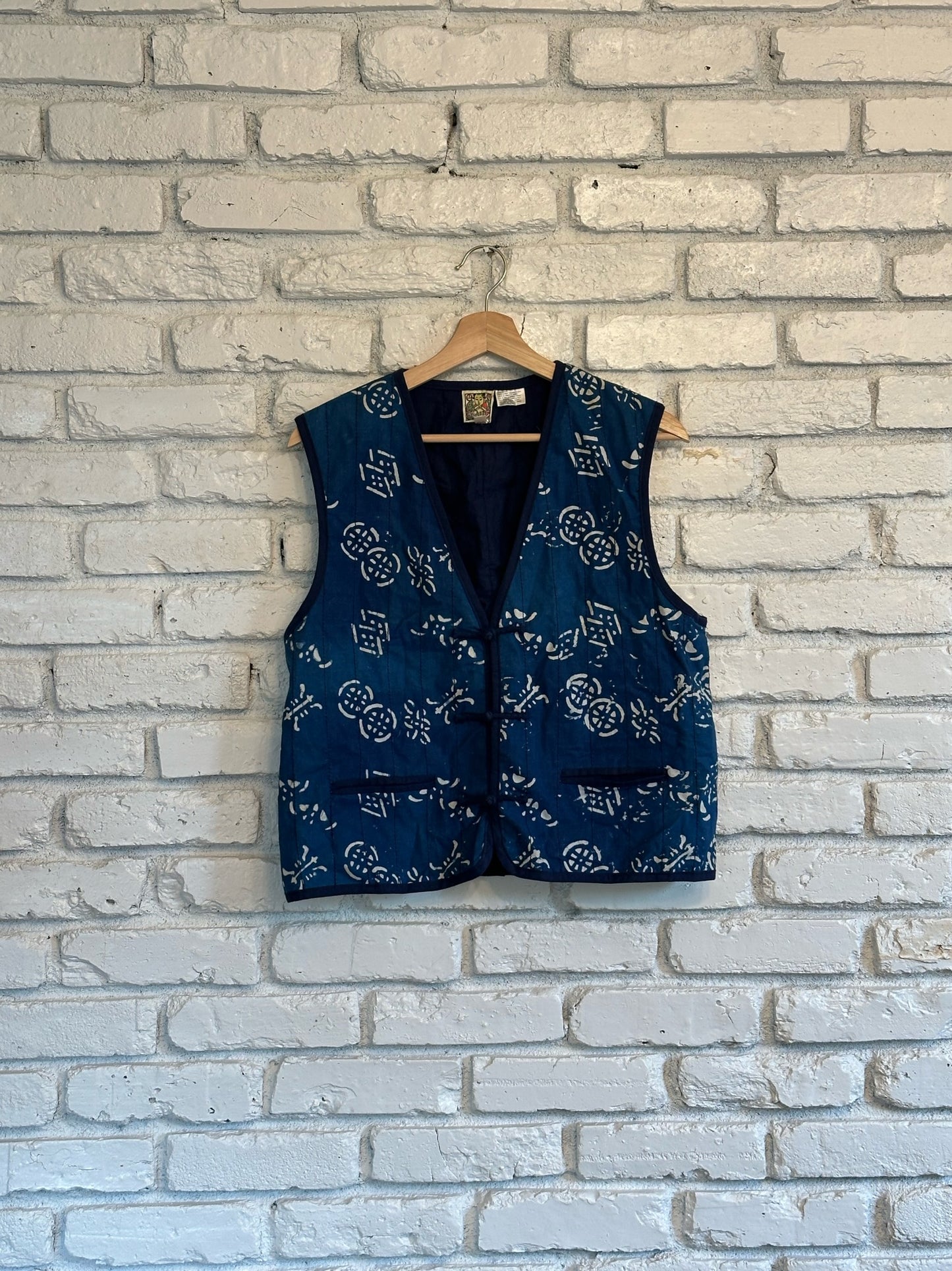 Vintage Indigo Dyed Vest