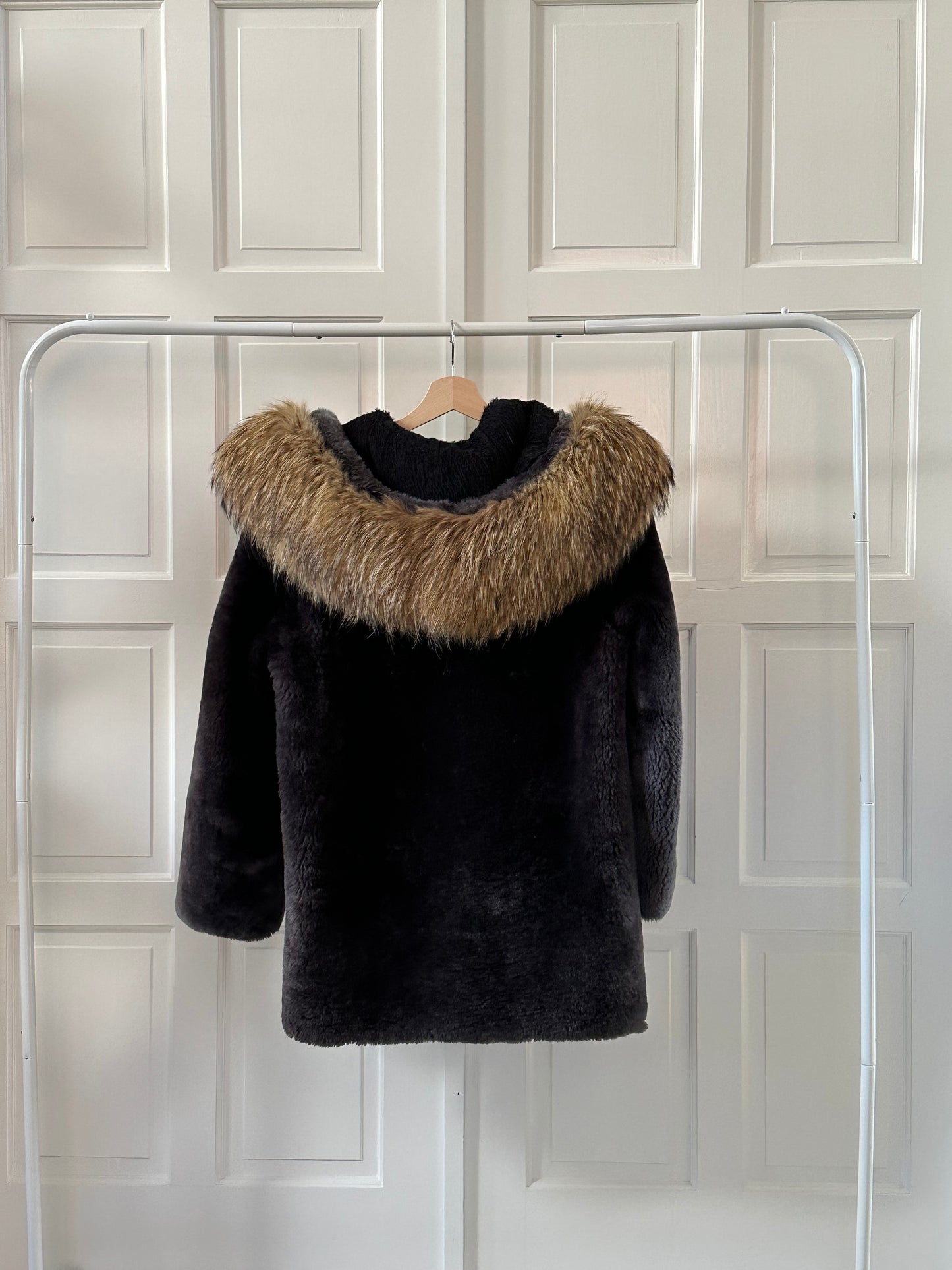 Vintage David Green Fur Coat