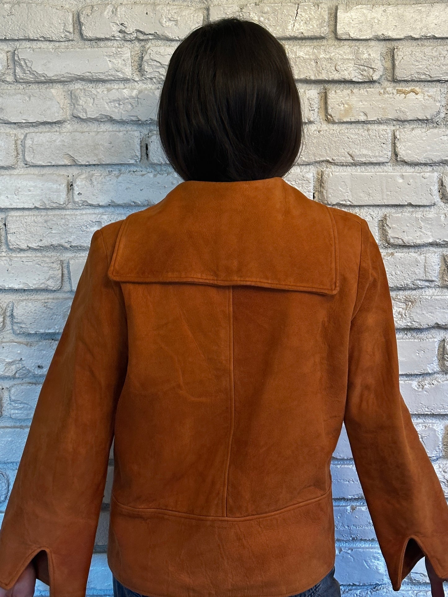 70’s Orange Suede Jacket