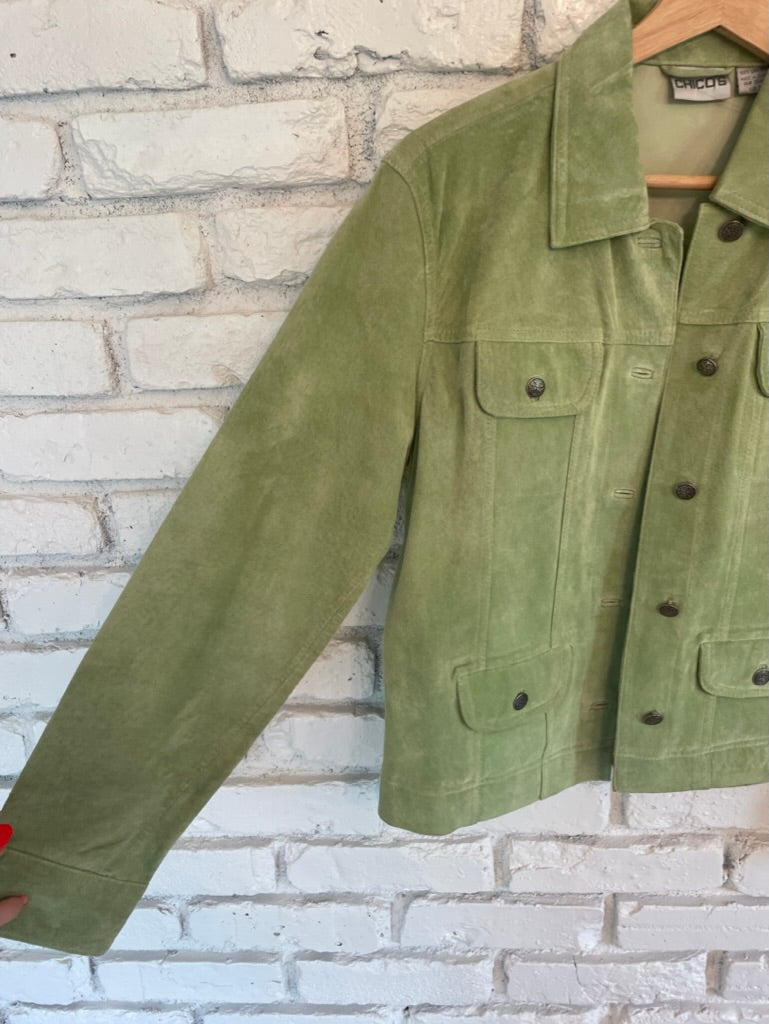 Green Leather Jacket