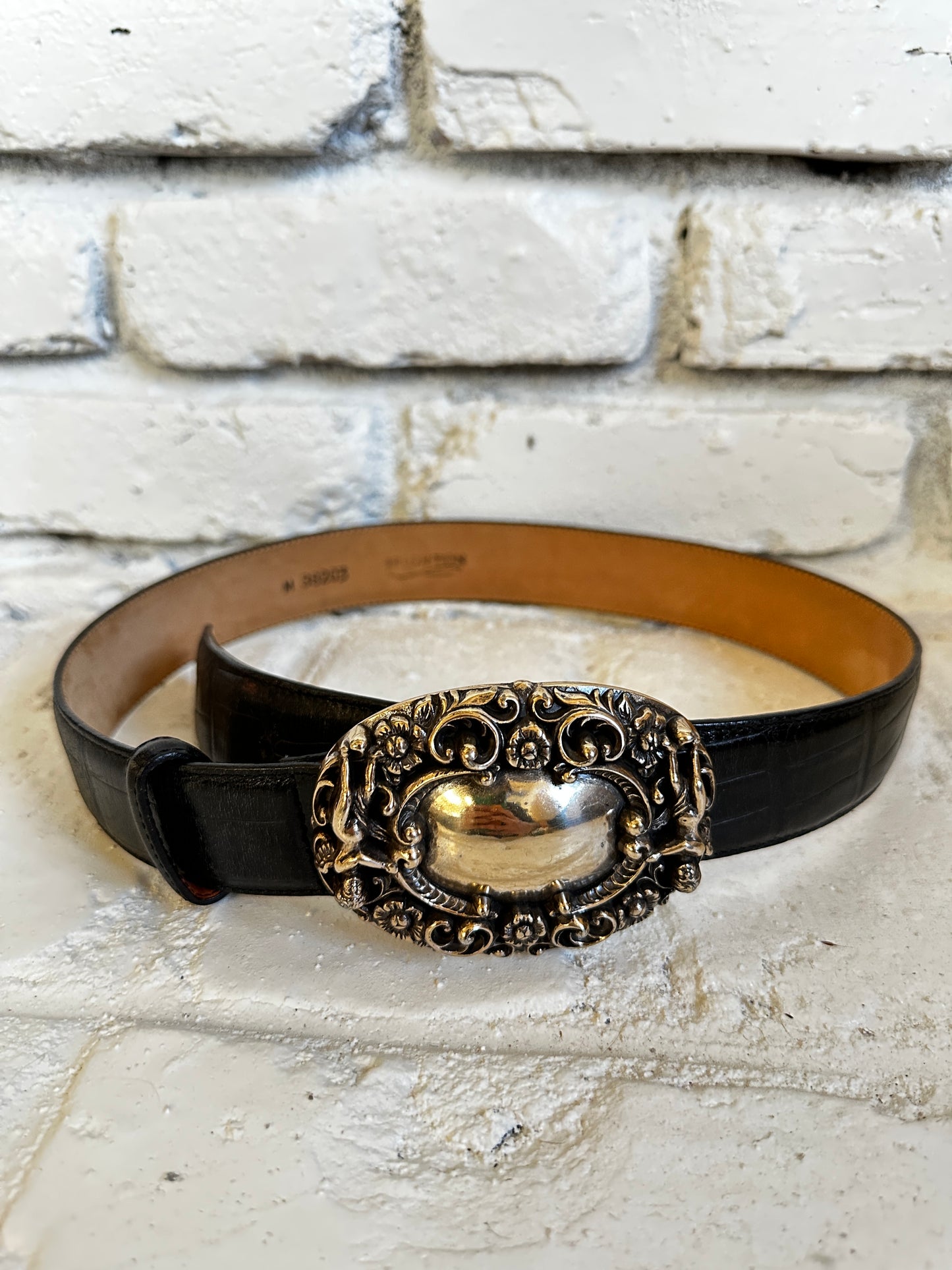 Silver Buckle Brighton Belt
