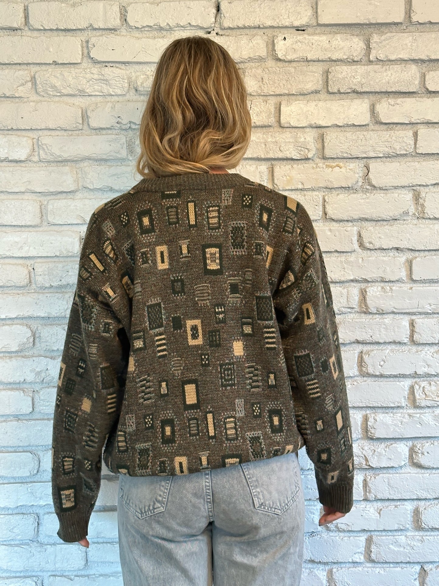 Geometric Men’s Sweater