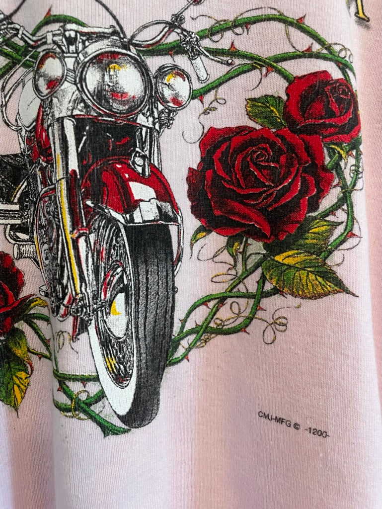 Pink Rose Bike Tank