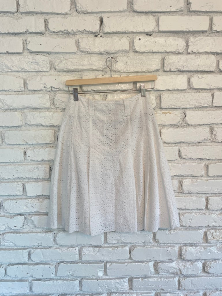 Eyelet Burberry Skirt