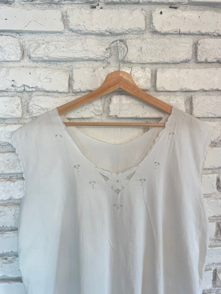 Vintage Cotton White Dress