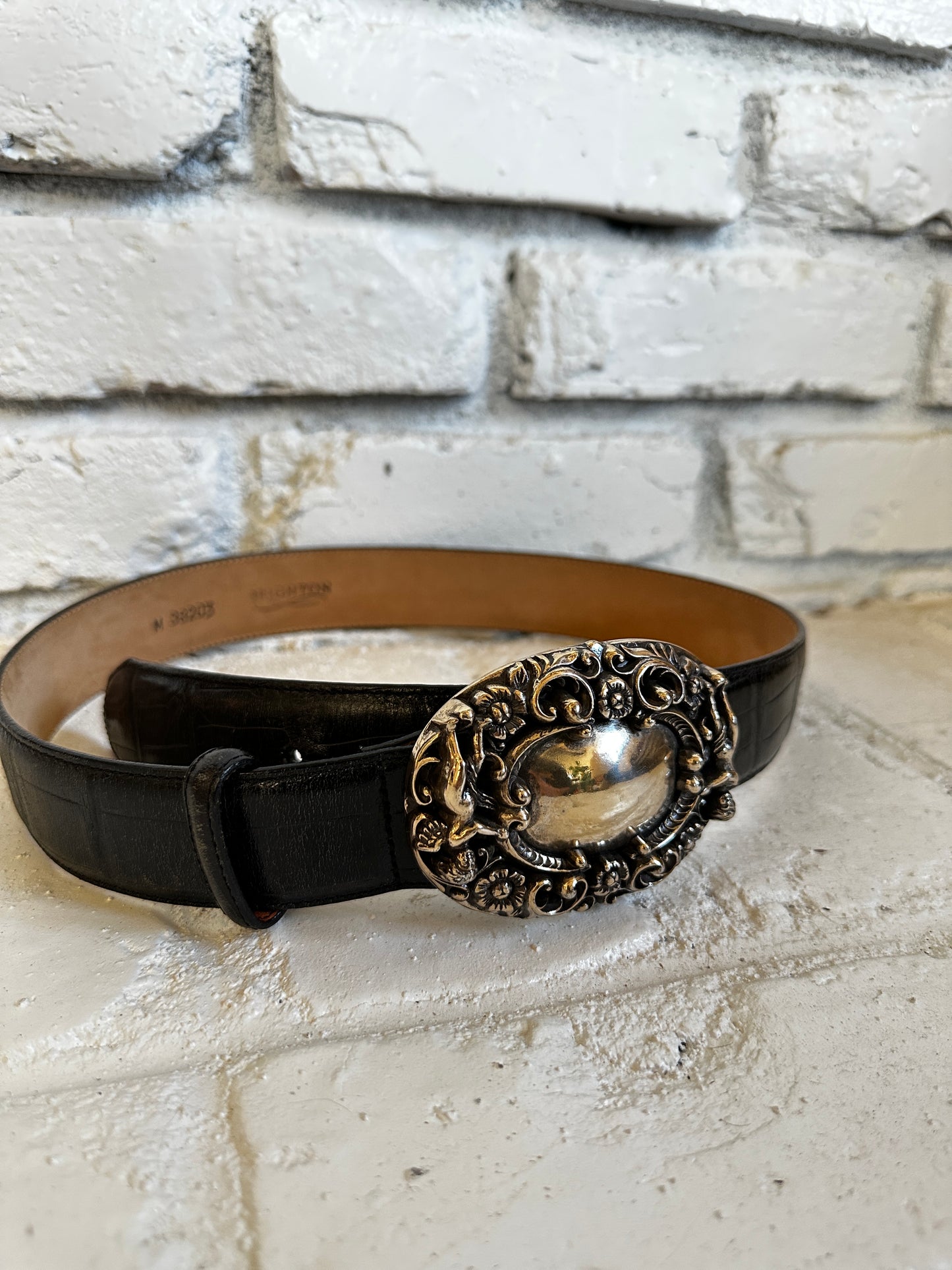 Silver Buckle Brighton Belt