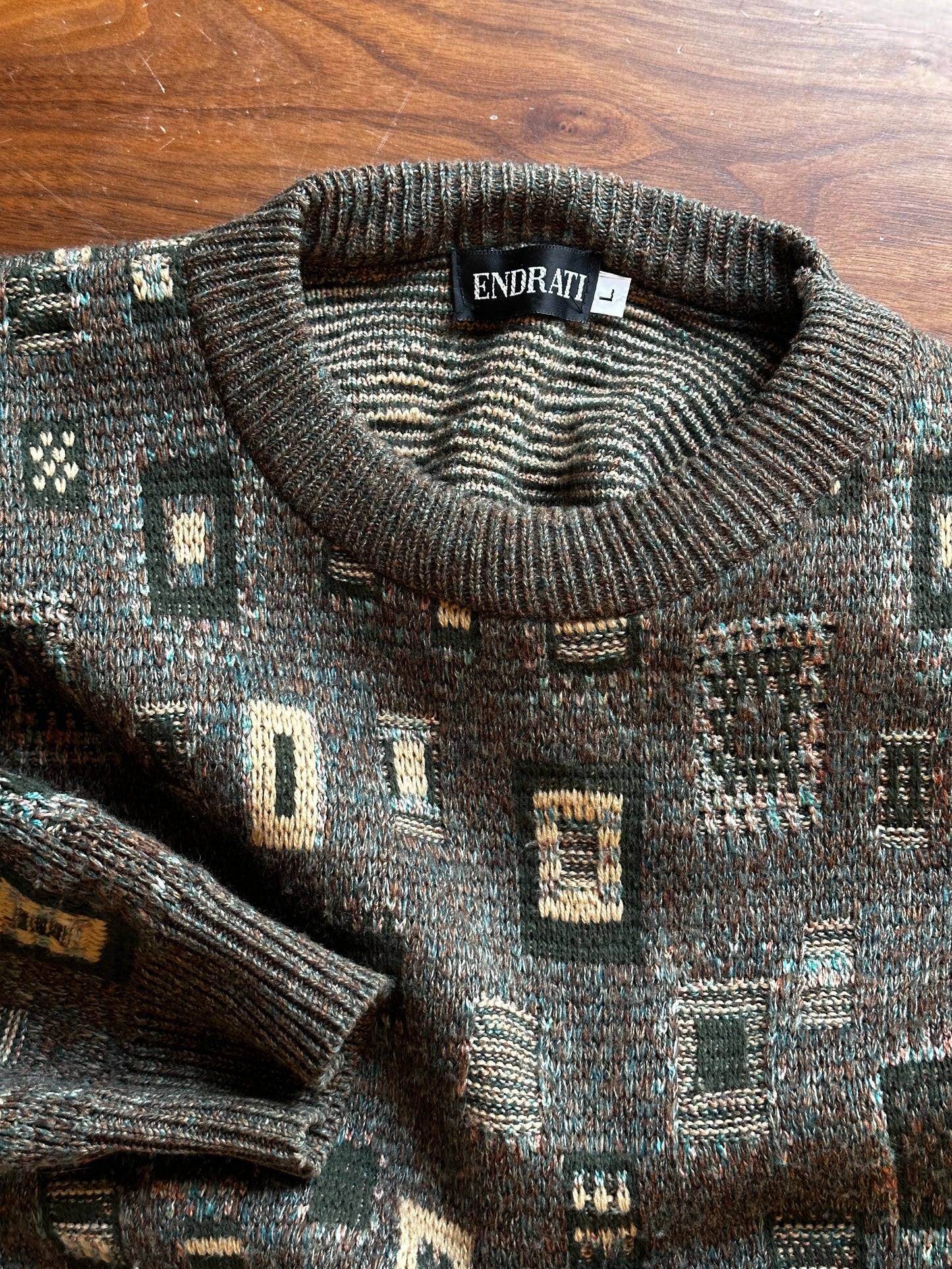 Geometric Men’s Sweater