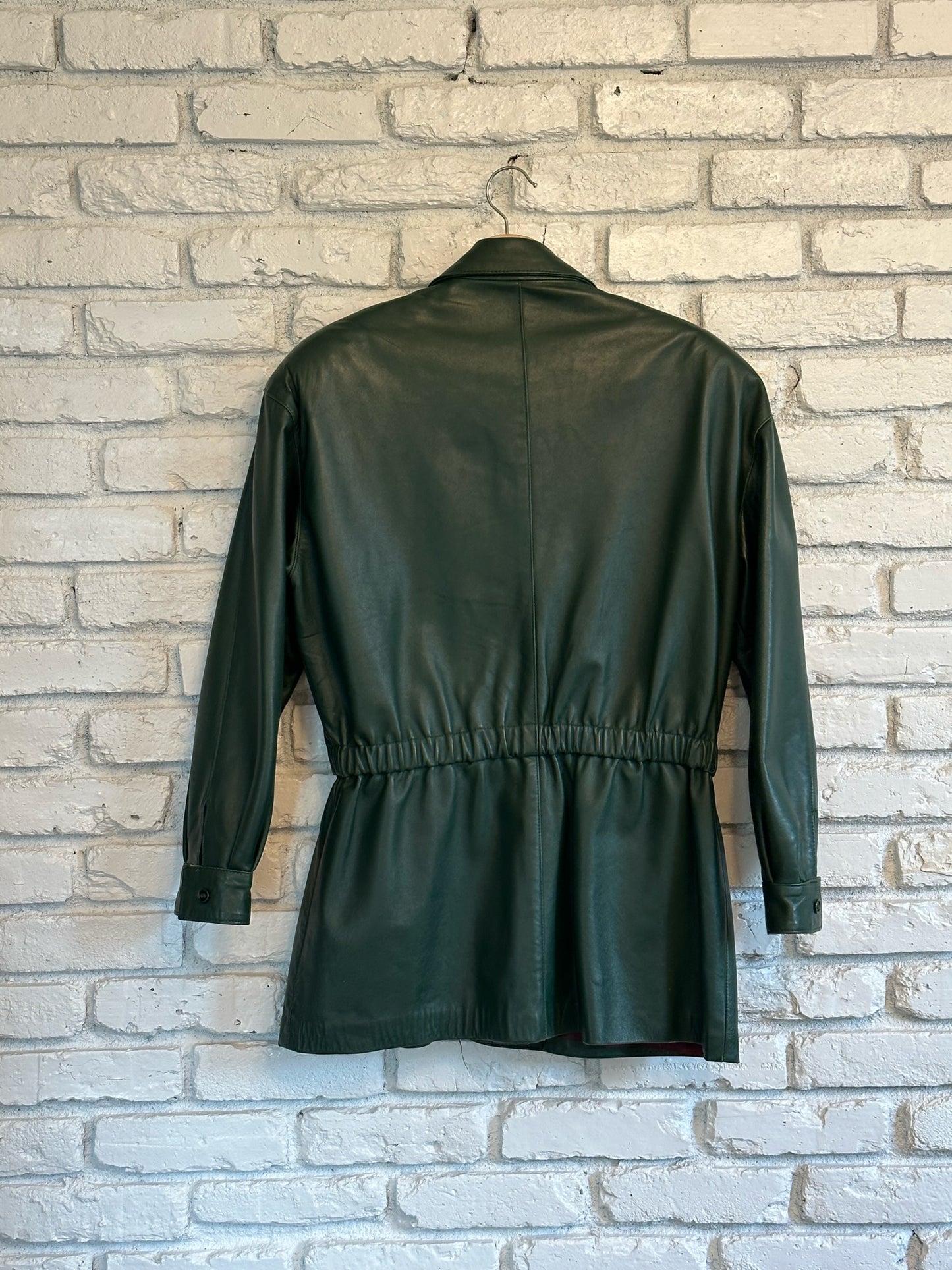 1980’s Hunter Green Leather Jacket