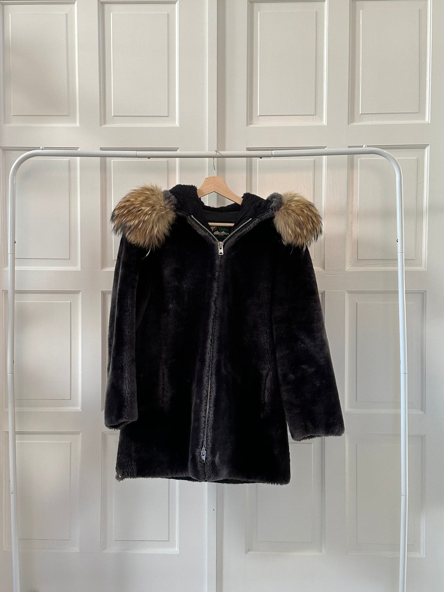 Vintage David Green Fur Coat