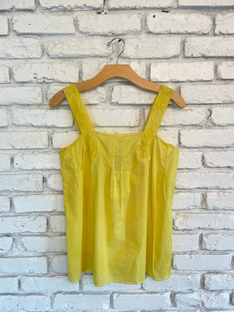 Yellow Hand Dyed Tank