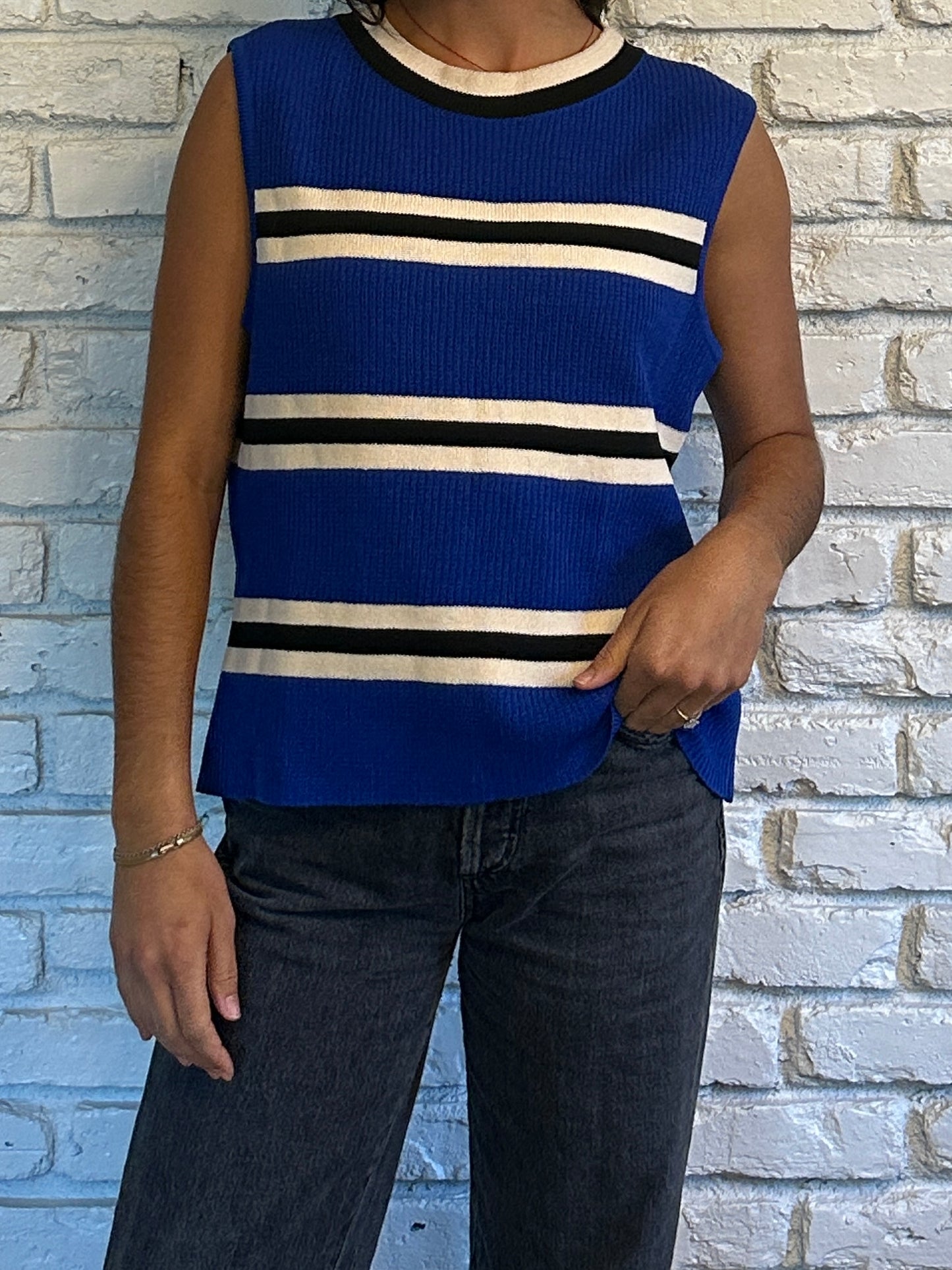 Striped Knit Top