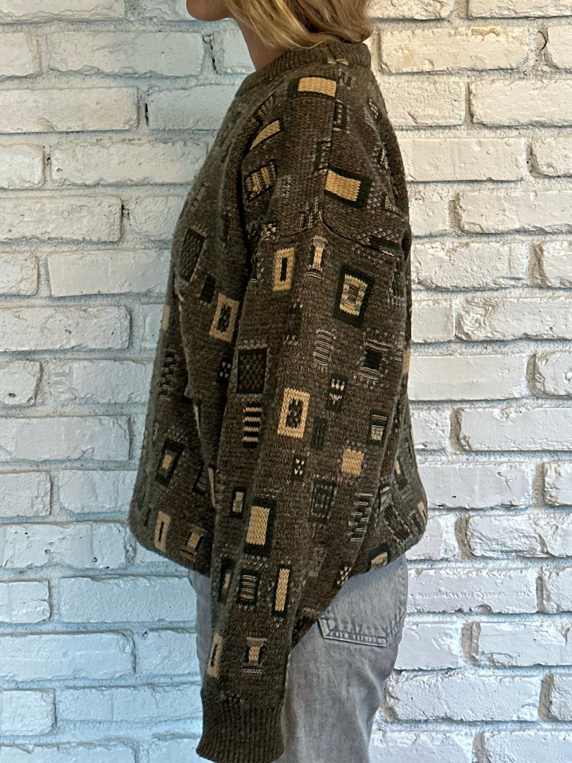 Geometric Men’s Sweater