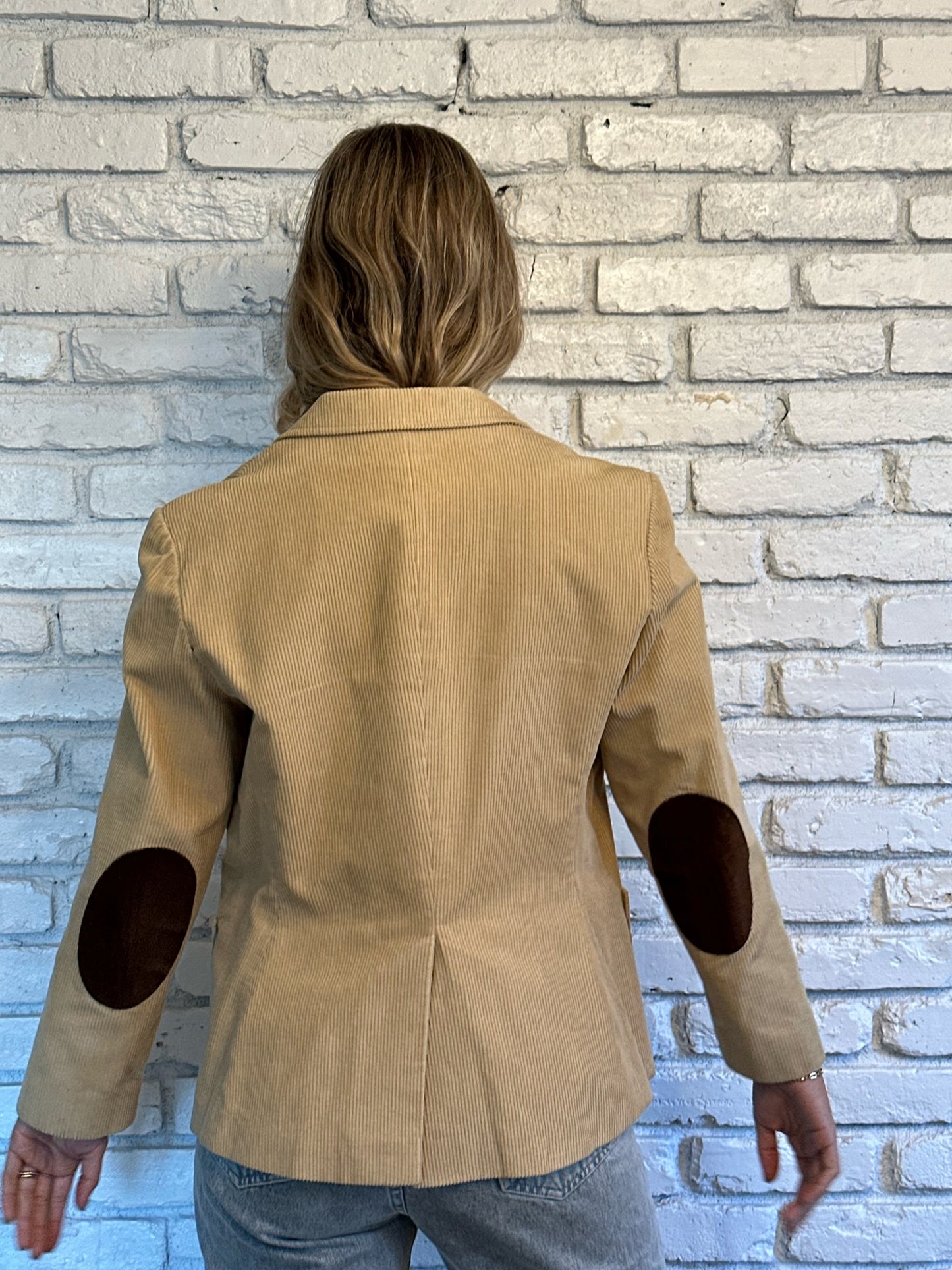 Corduroy & Elbow Patch Blazer