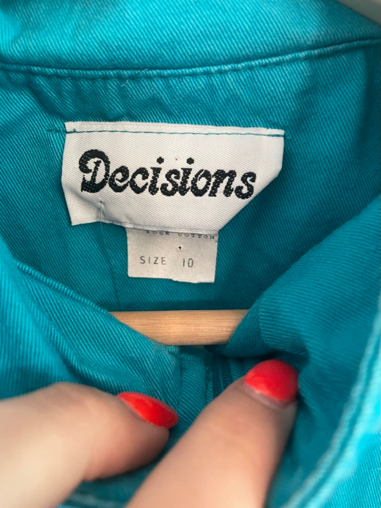 Vintage Teal Jumpsuit