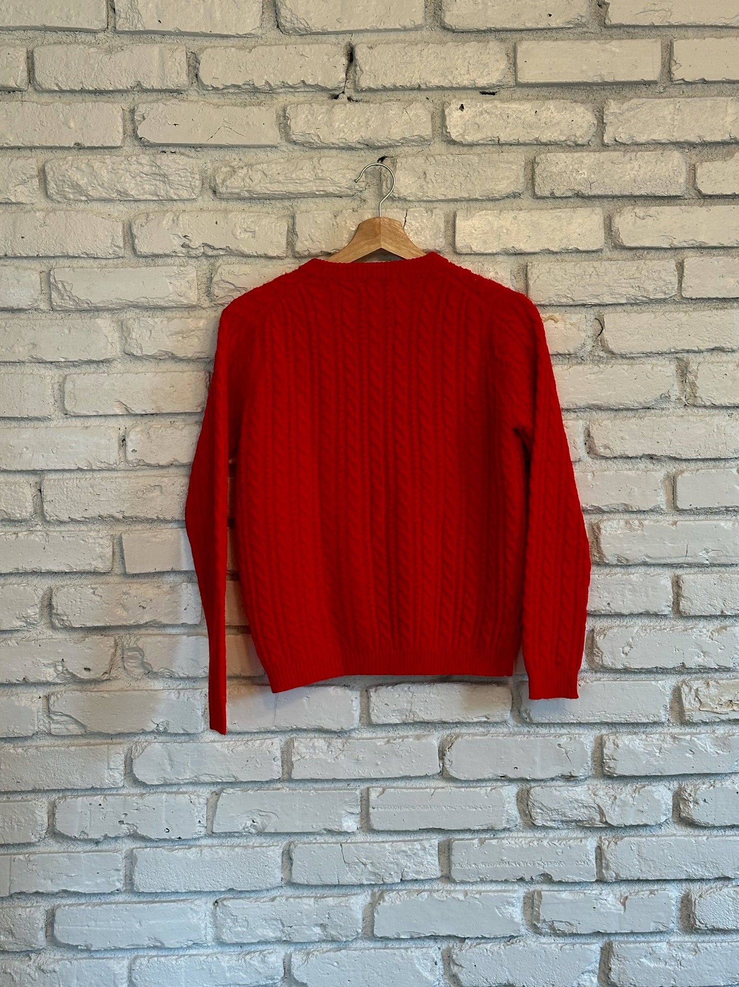 Knit Red Cardigan
