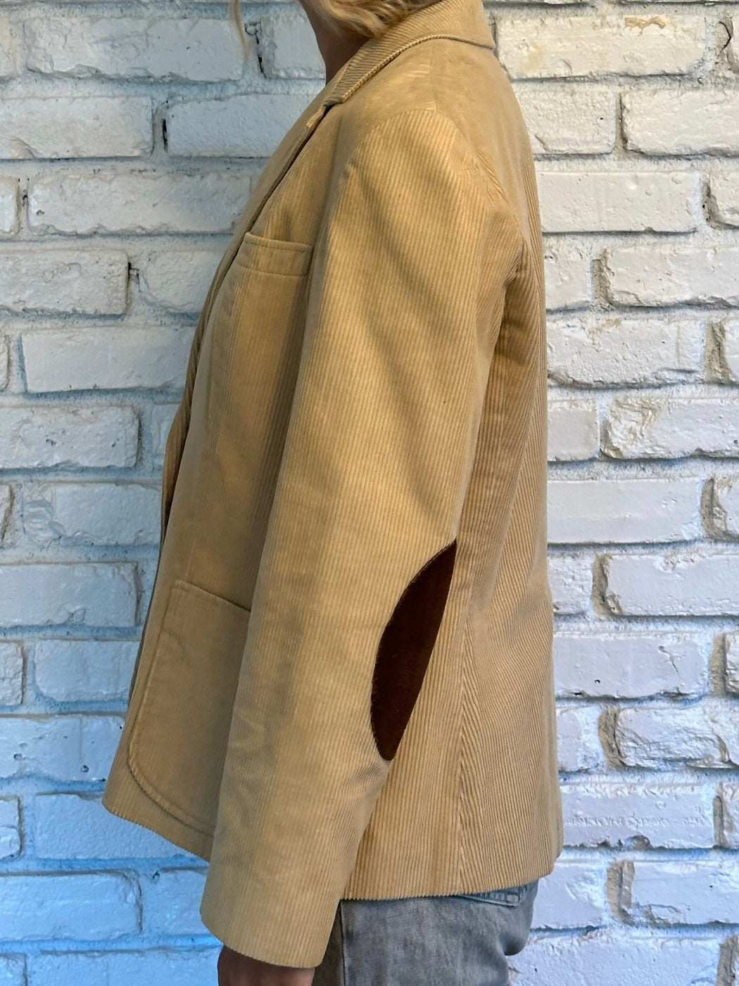 Corduroy & Elbow Patch Blazer