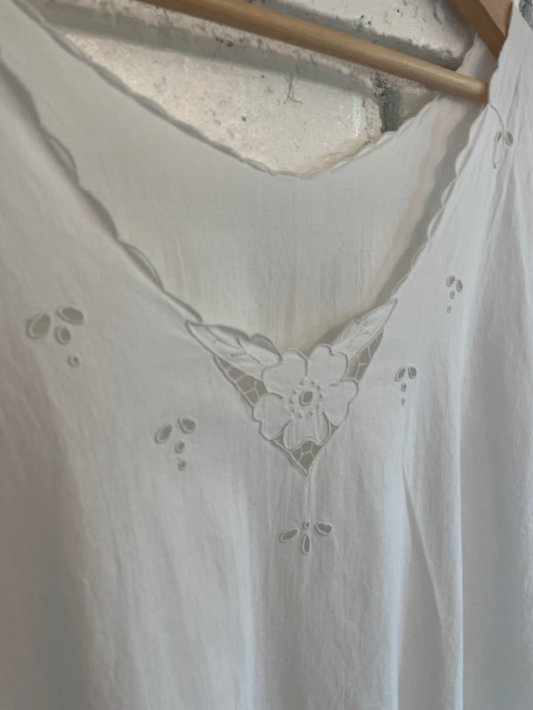 Vintage Cotton White Dress