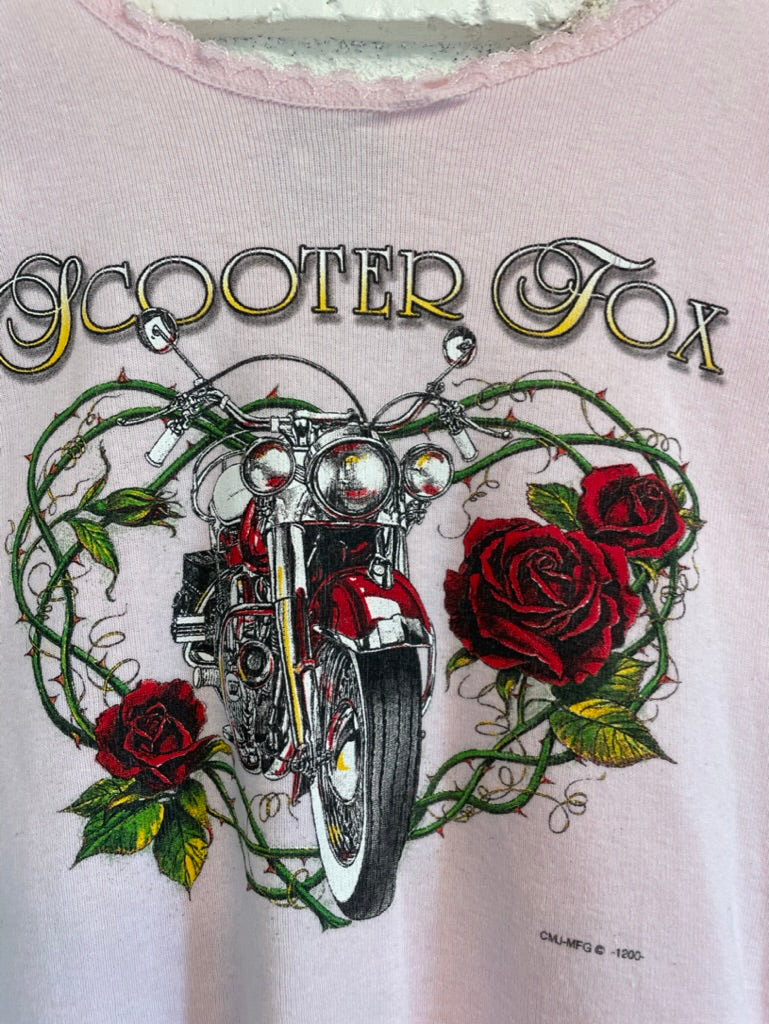 Pink Rose Bike Tank