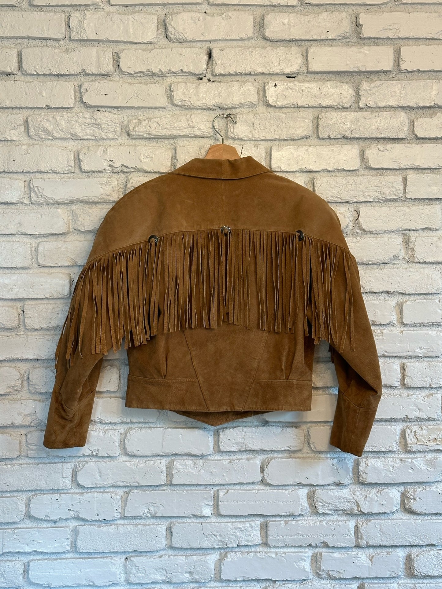 80’s Rock Creek Leather Fringe Jacket