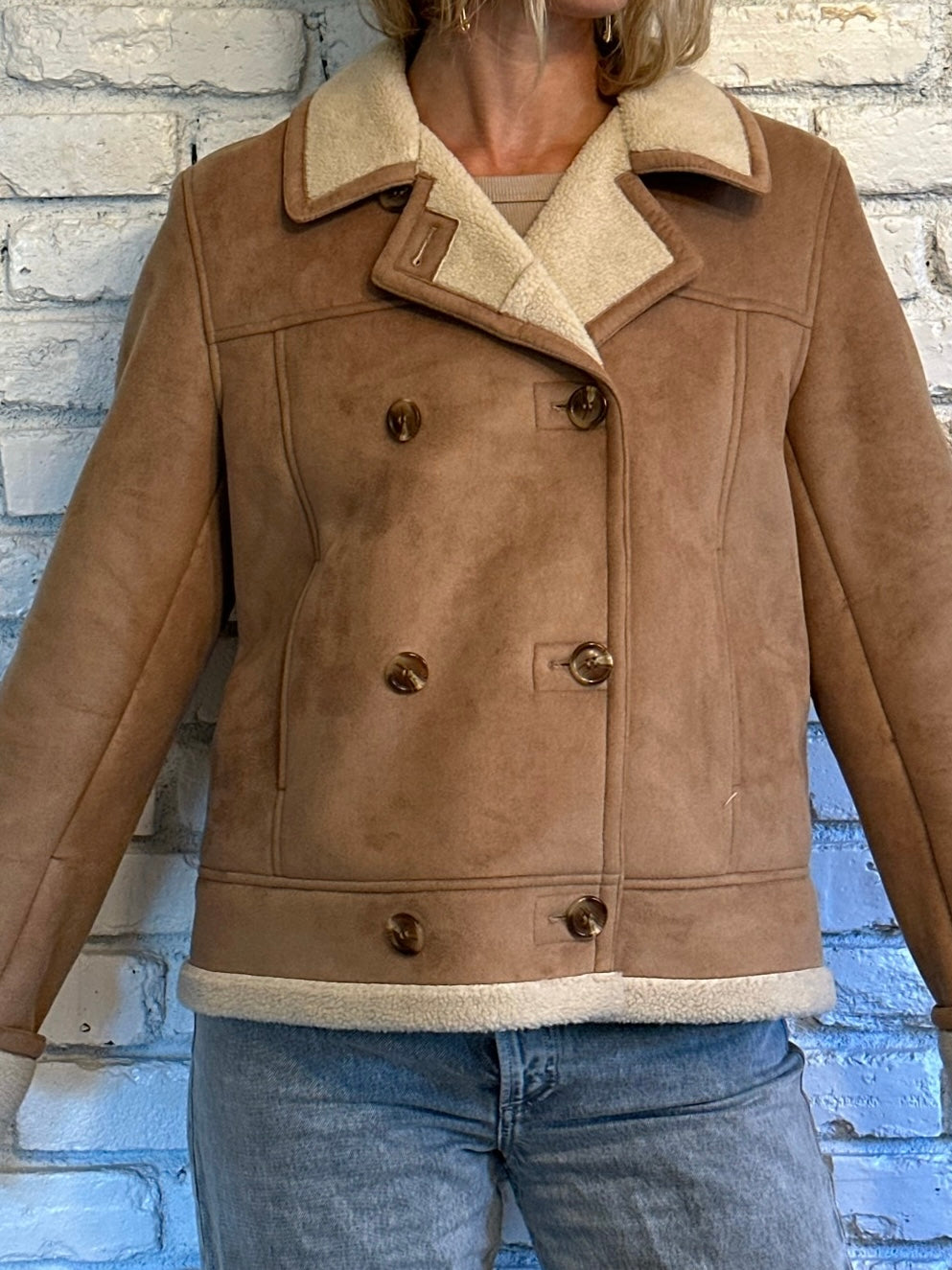 90’s Talbots Faux Sherpa Jacket