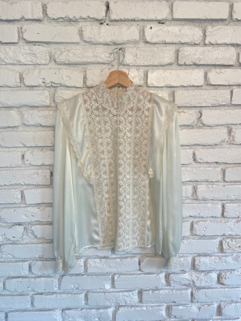 Lace Long Sleeve Blouse