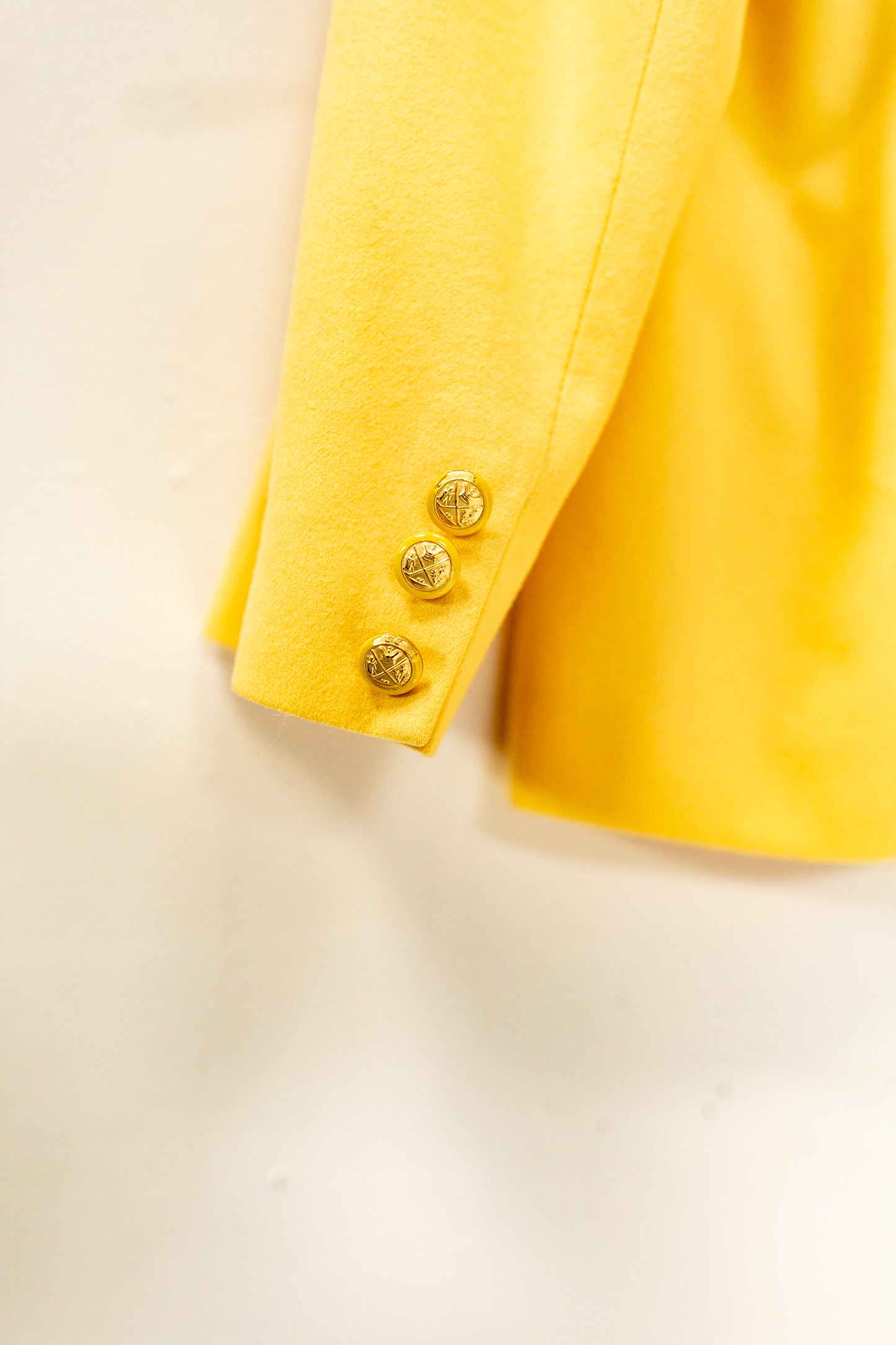 Canary Yellow Pendleton Wool Blazer