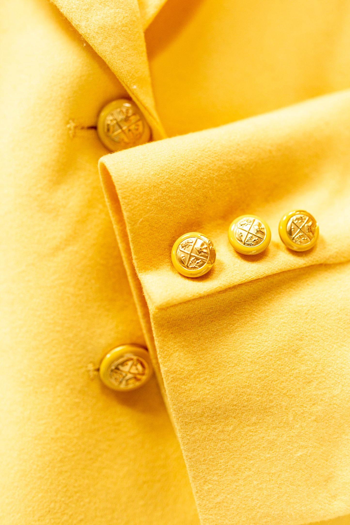 Canary Yellow Pendleton Wool Blazer