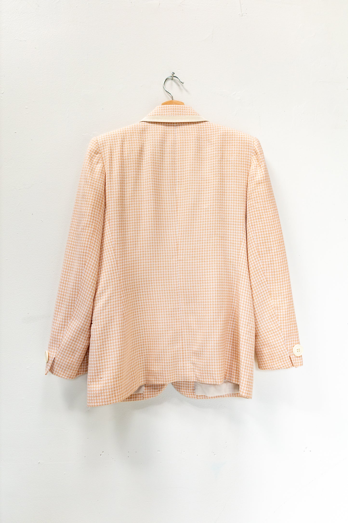 Christian Dior Houndstooth Suit Skirt Set