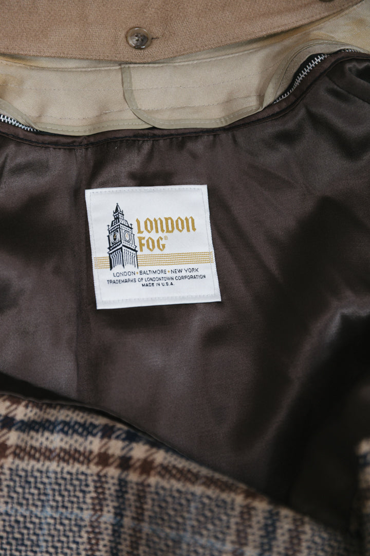 90's London Fog Lined Long Trench