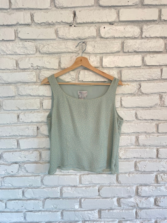 Polka Dot Silk Tank