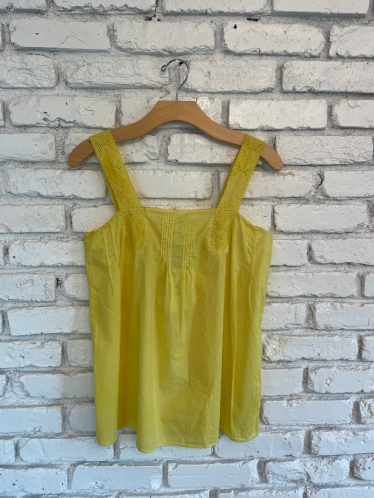 Yellow Hand Dyed Tank