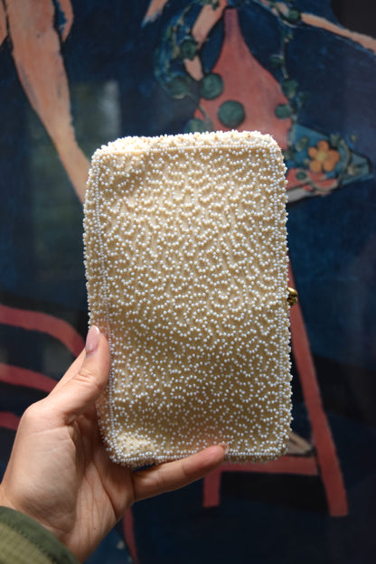50's Dayton Made in Belgium Hand Beaded Clutch