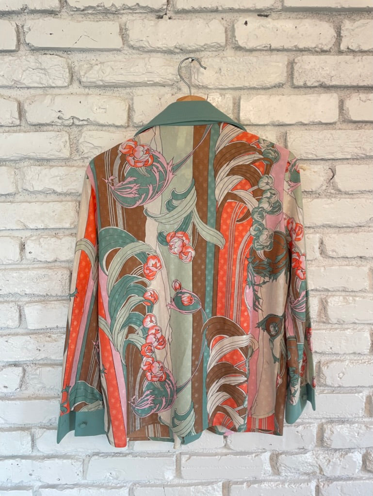 70's Funky Button Up