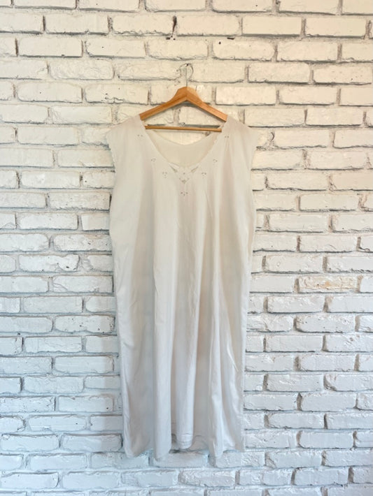 Vintage Cotton White Dress