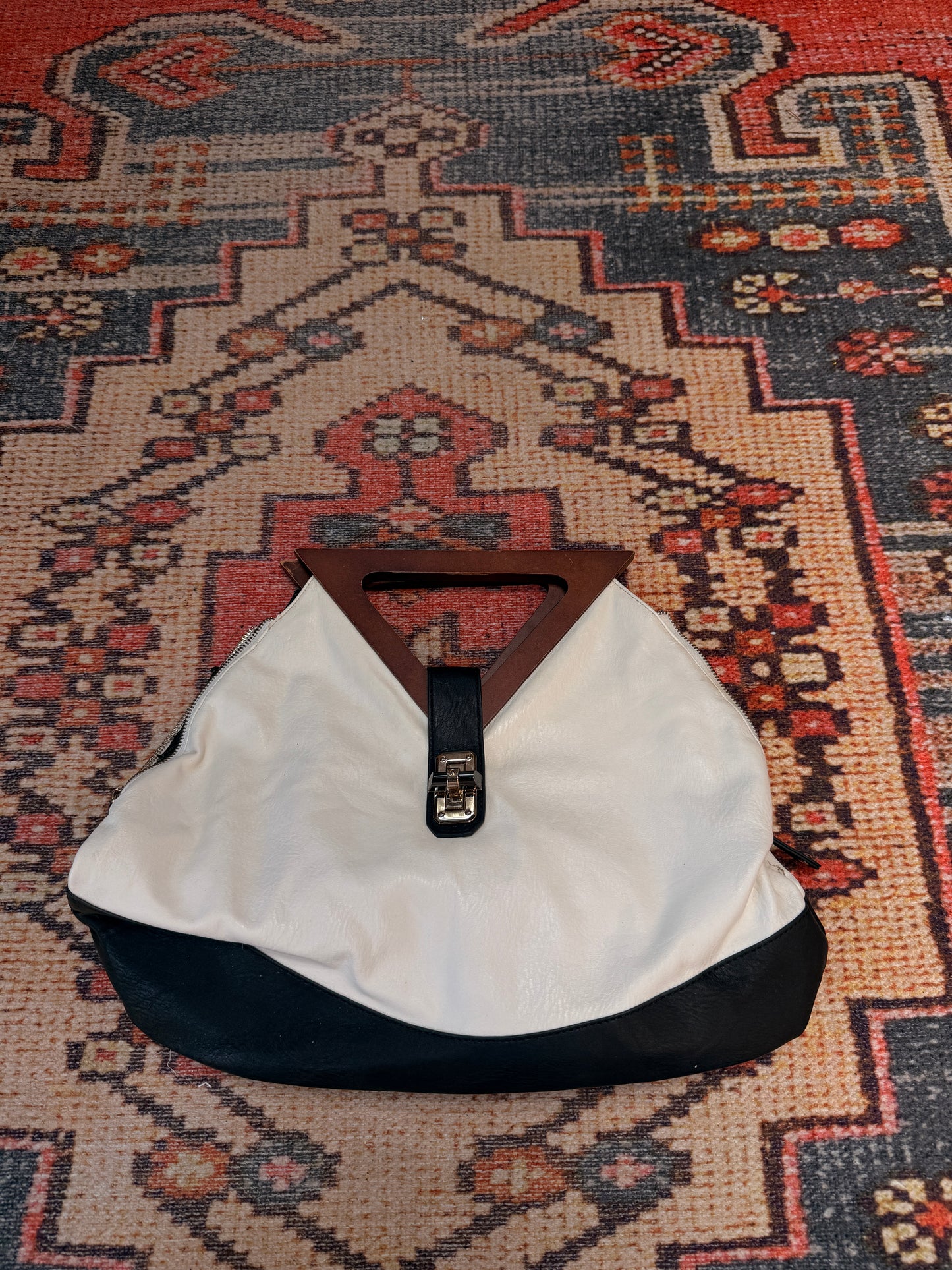 Wooden Handle Bag