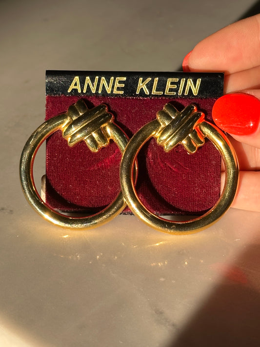 Deadstock Anne Klein Gold Earrings