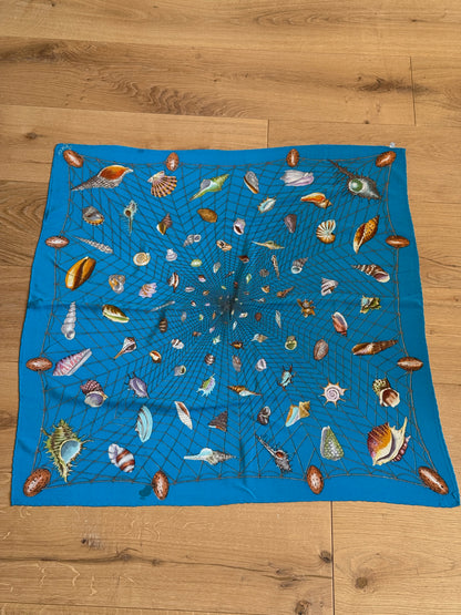 1970's Gucci Portal Net & Shell Scarf