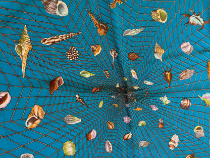 1970's Gucci Portal Net & Shell Scarf